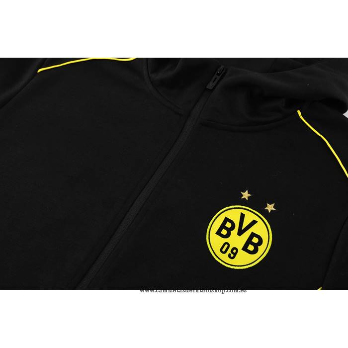 Chandal con Capucha del Borussia Dortmund 2024 Negro